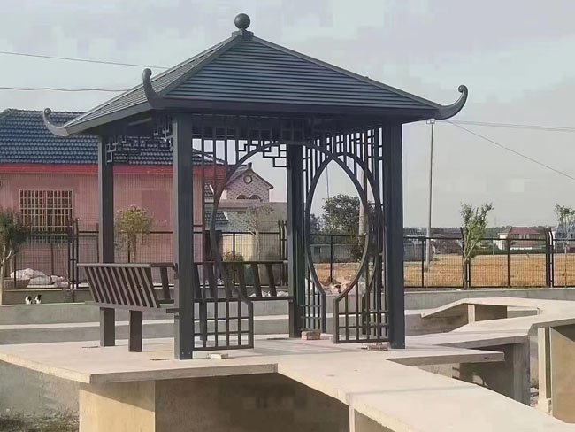 戶(hù)外庭院四角鋁涼亭