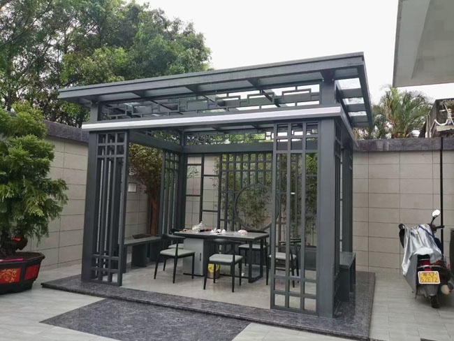 遮陽(yáng)納涼鋁合金涼亭