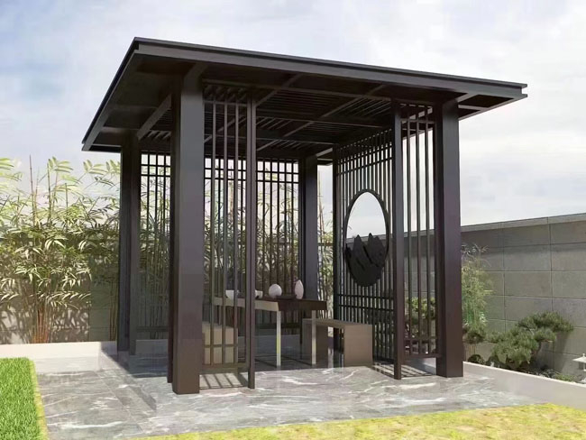 河北鋁合金涼亭定做